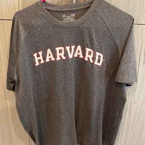 Harvard Under Armour Gray T-Shirt Size L
